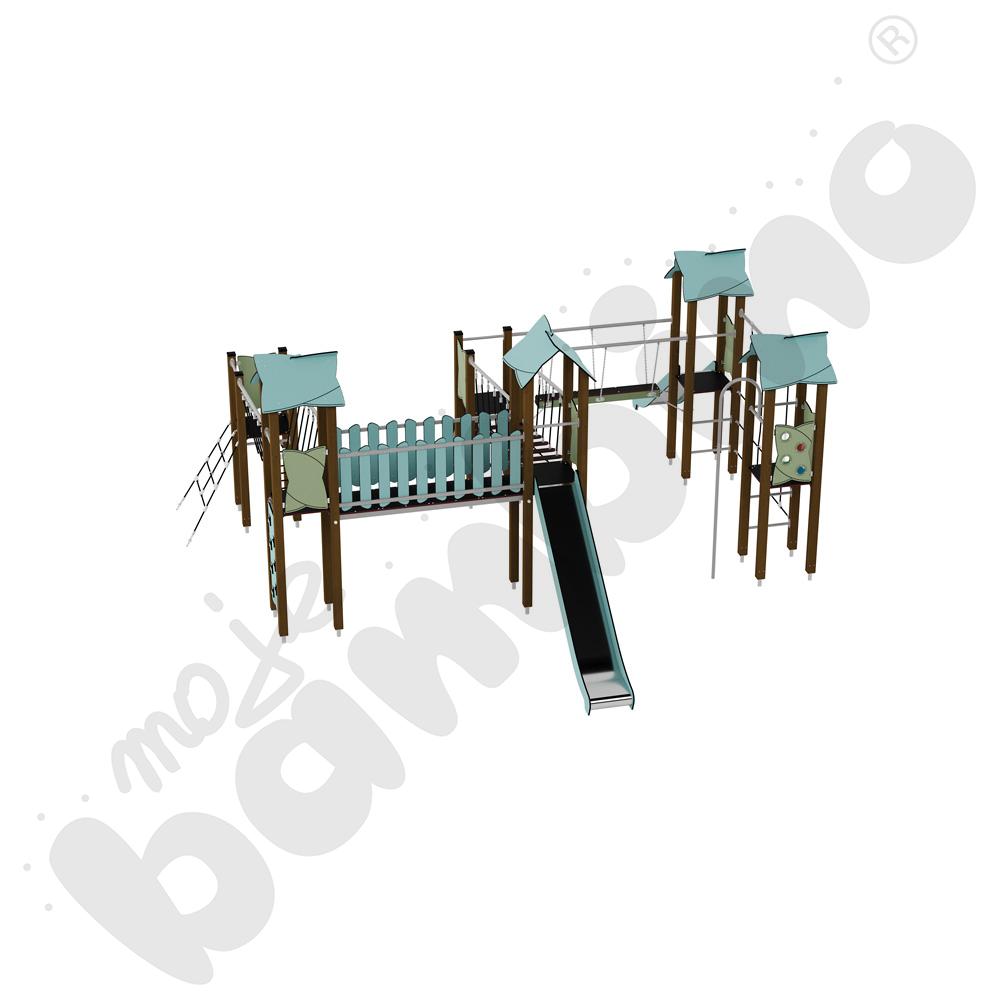 Zestaw Urbi 11, słupy drewniane C