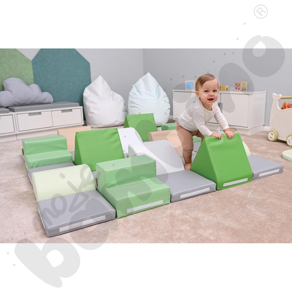 Zestaw piankowy MIĘKKIE PRZESZKODY, 6 kształtów, 25 elem - MED