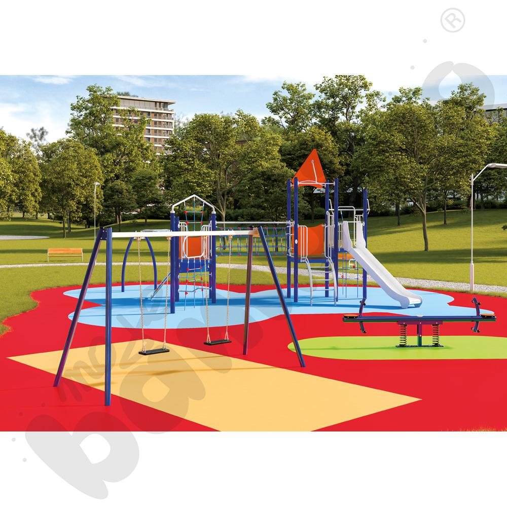 Action4Kids - stelaż do huśtawki podwójnej - metalowa