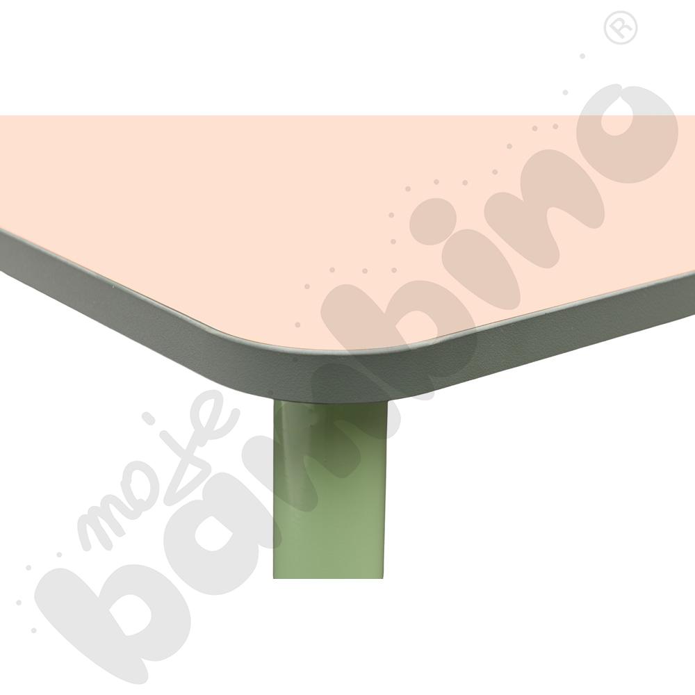 Blat Quadro klon jasny prostokątny, oliwkowe obrzeże