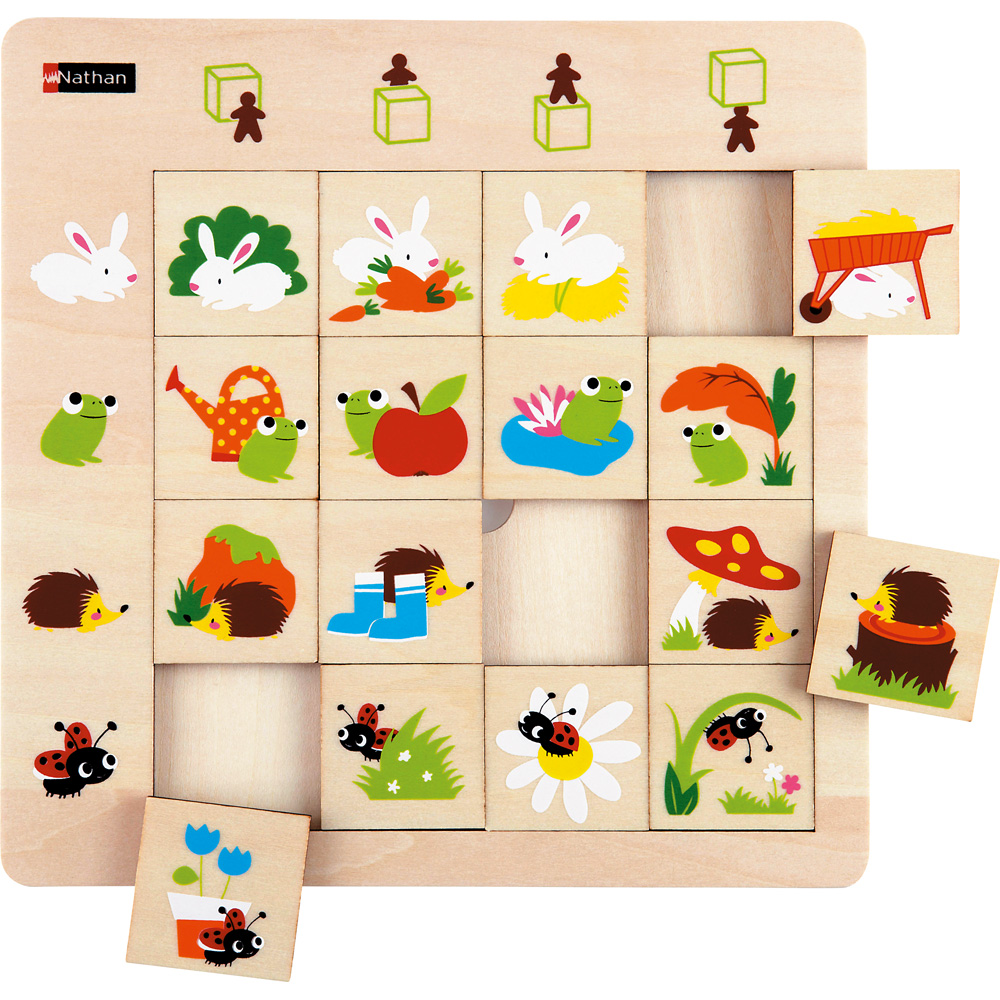 Logické puzzle - priestorová orientácia