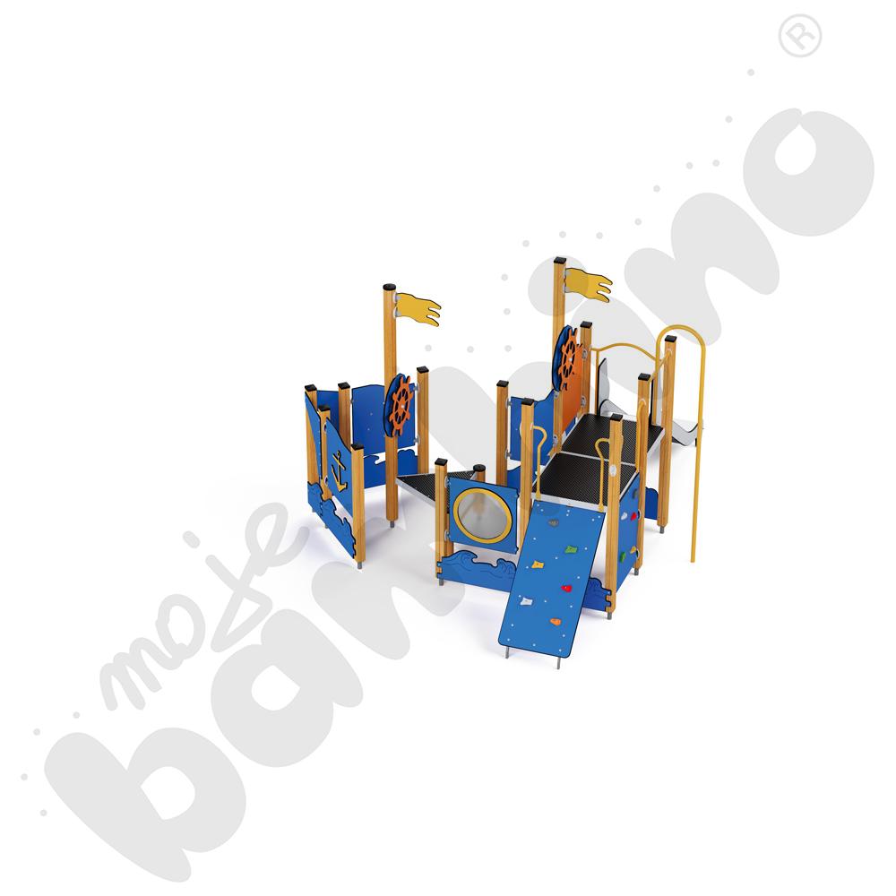 Quadro - zestaw 12466, drewniane słupy