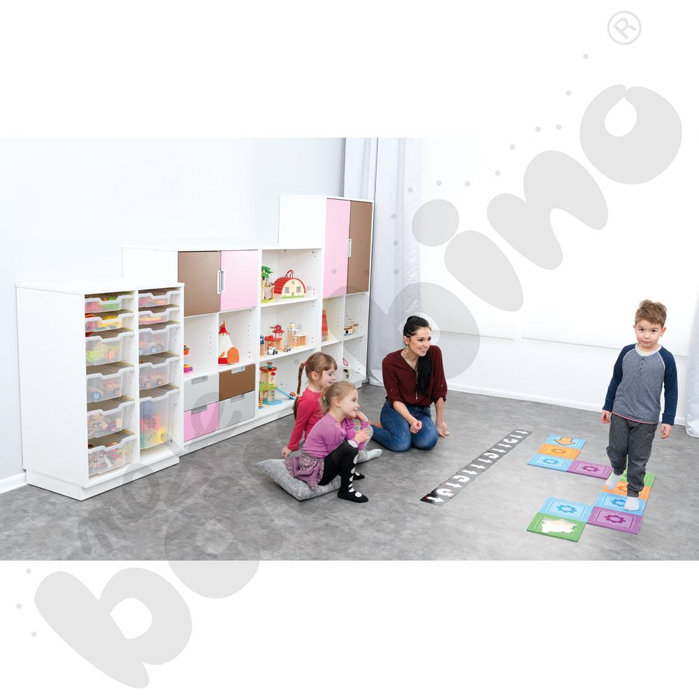 Quadro - zestaw 91, 90 st., biała skrzynia