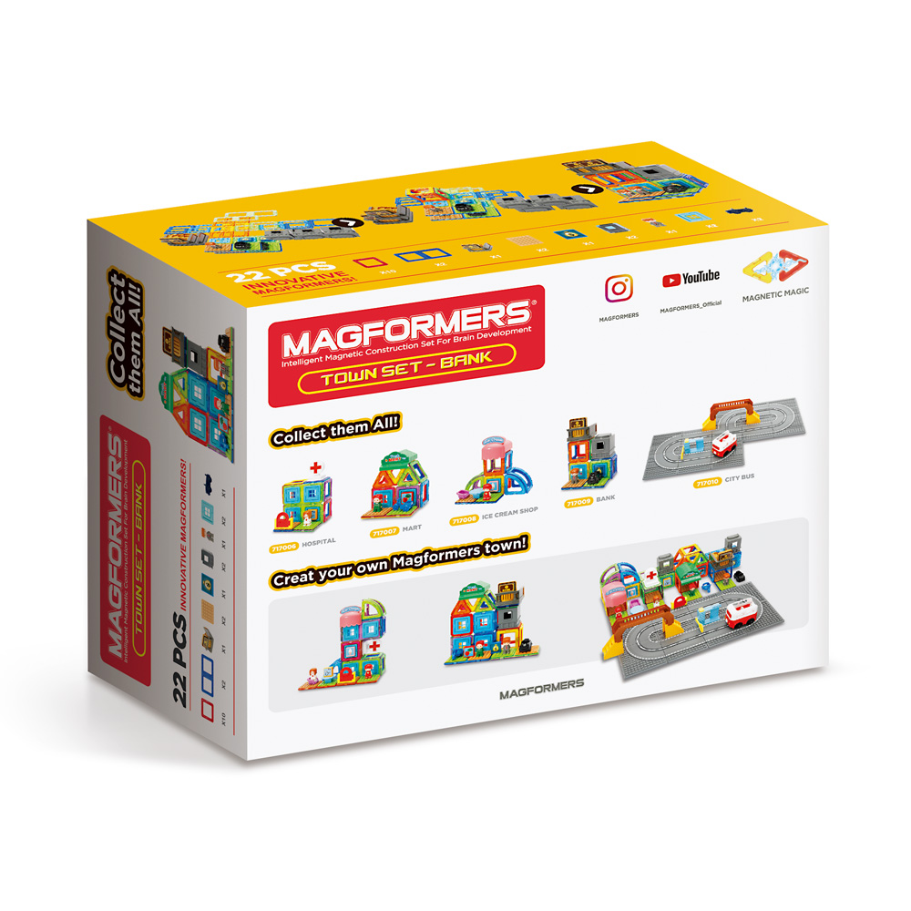 Magformers Town Set - banka