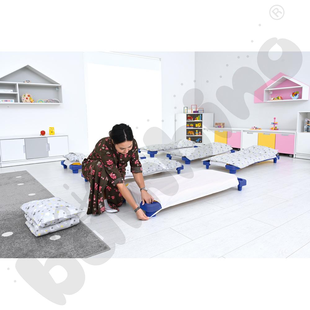 Materac do łóżeczka przedszkolnego - żółty