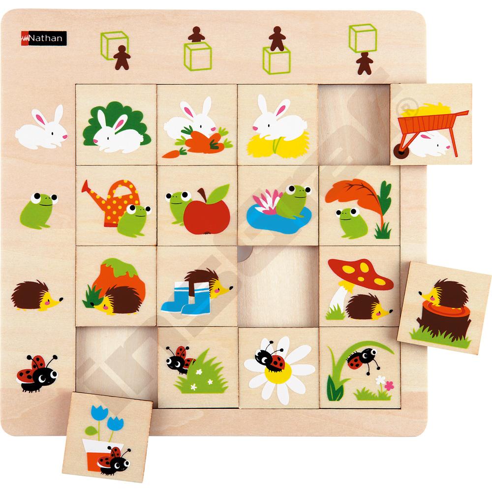 Logické puzzle - prostorová orientace 
