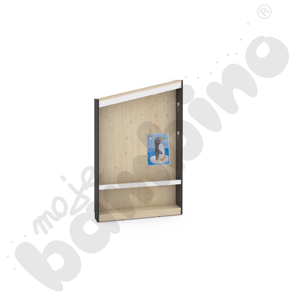 Szafka na prace plastyczne FLO prawa antracyt