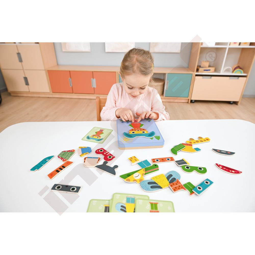 Magnetické puzzle - zvířata