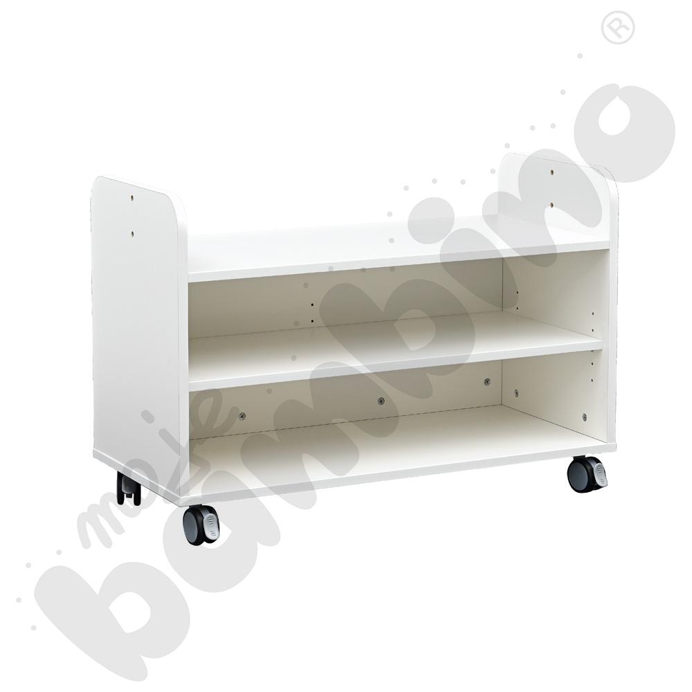 Quadro Mobilna szafka M do kącików, zamknięta, biała 