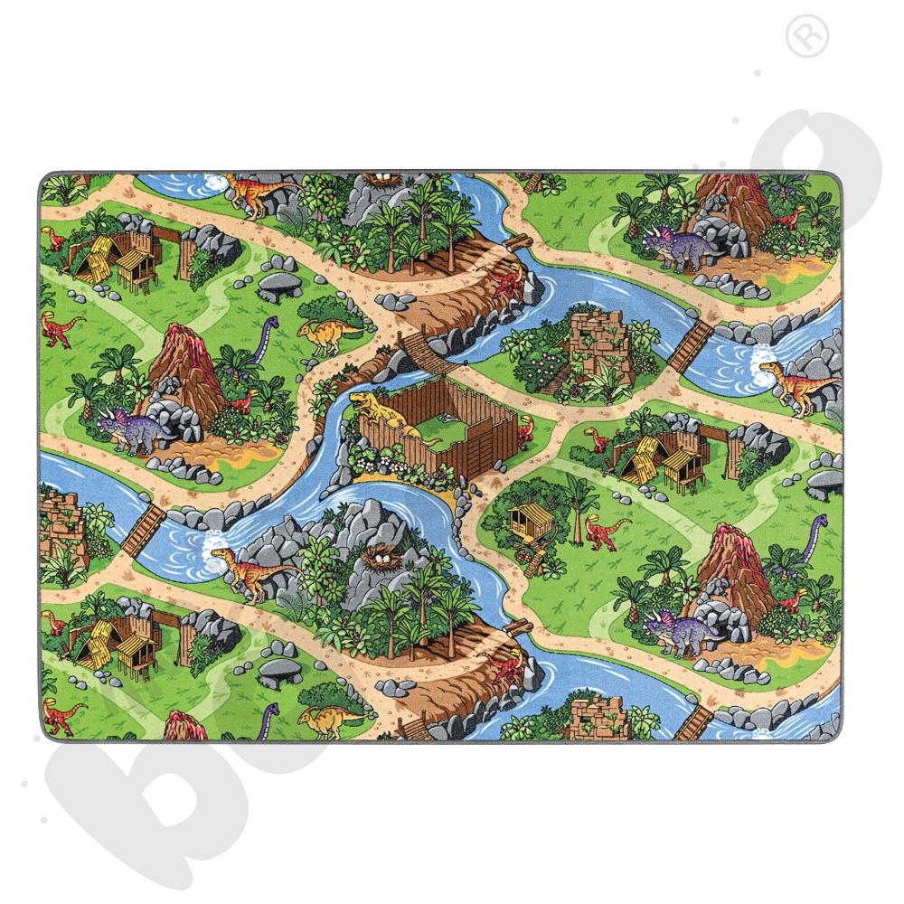 Mata - dinozaury, wym. 140 x 200 cm