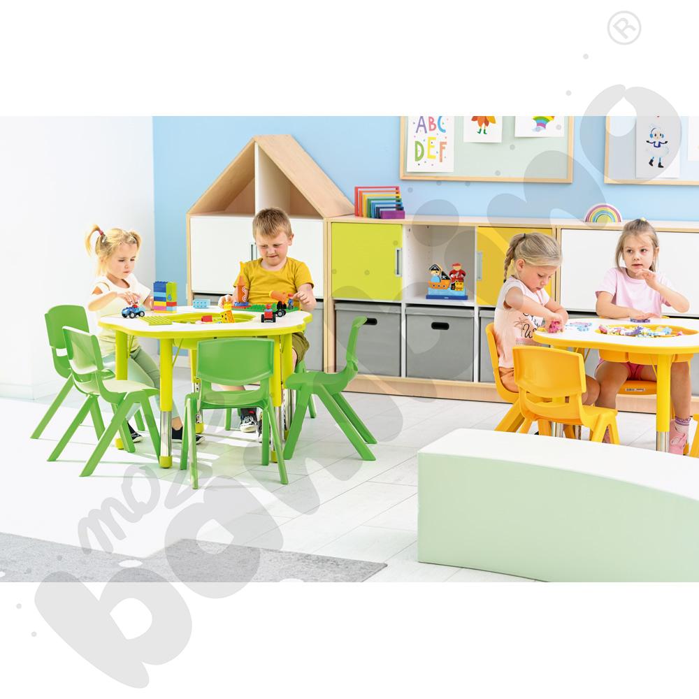 Krzesło Dumi rozm. 2 zielone