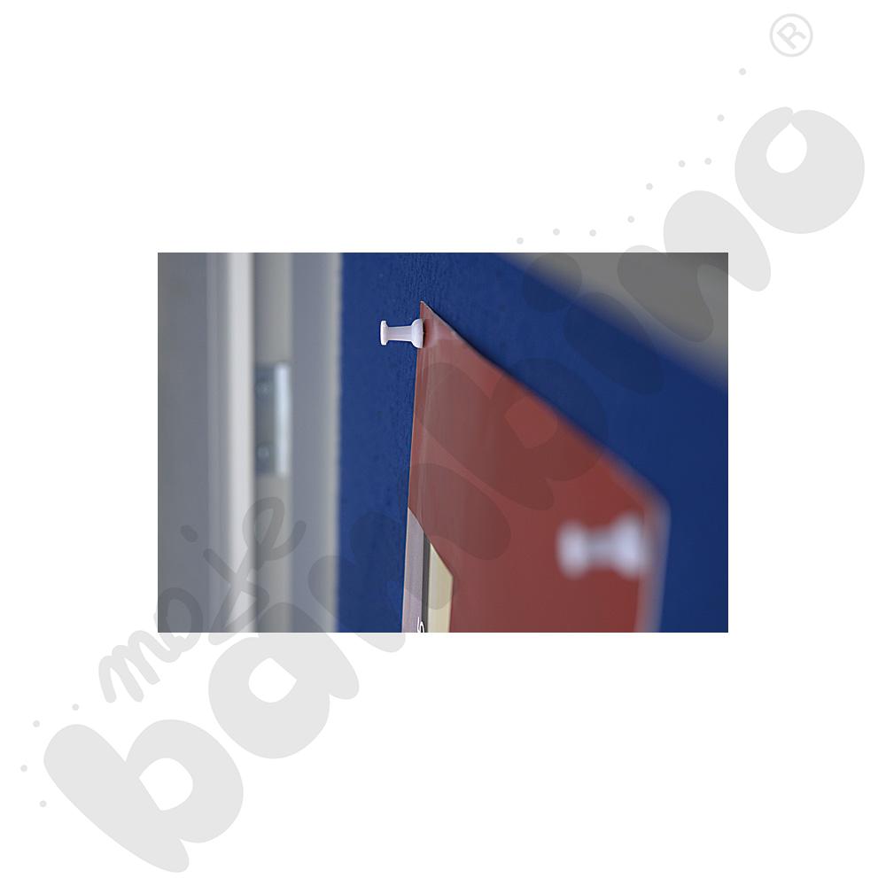 Gablota wewnętrzna otwierana do góry tekstylna 90 x 60 cm