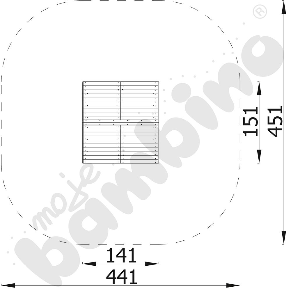 Domek Terra prosty, z kotwami