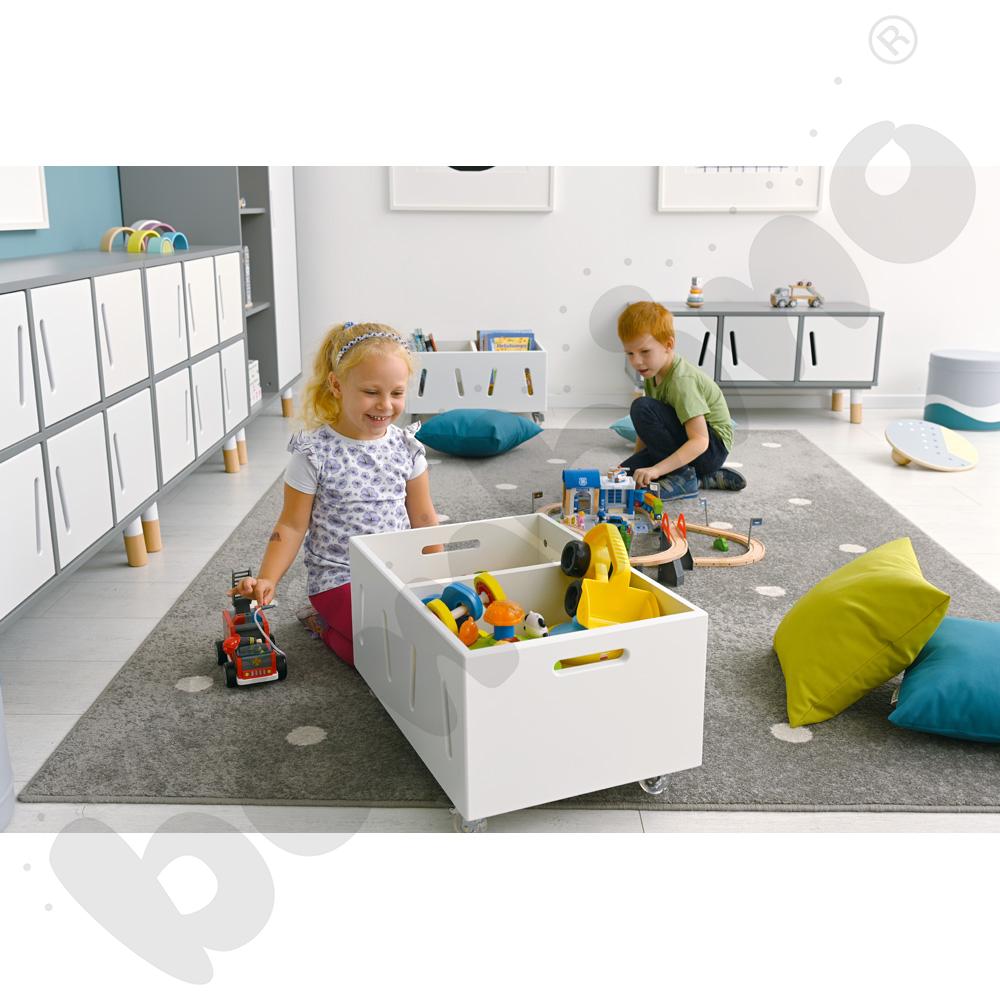 Biblioteczka niska TAB na kółkach