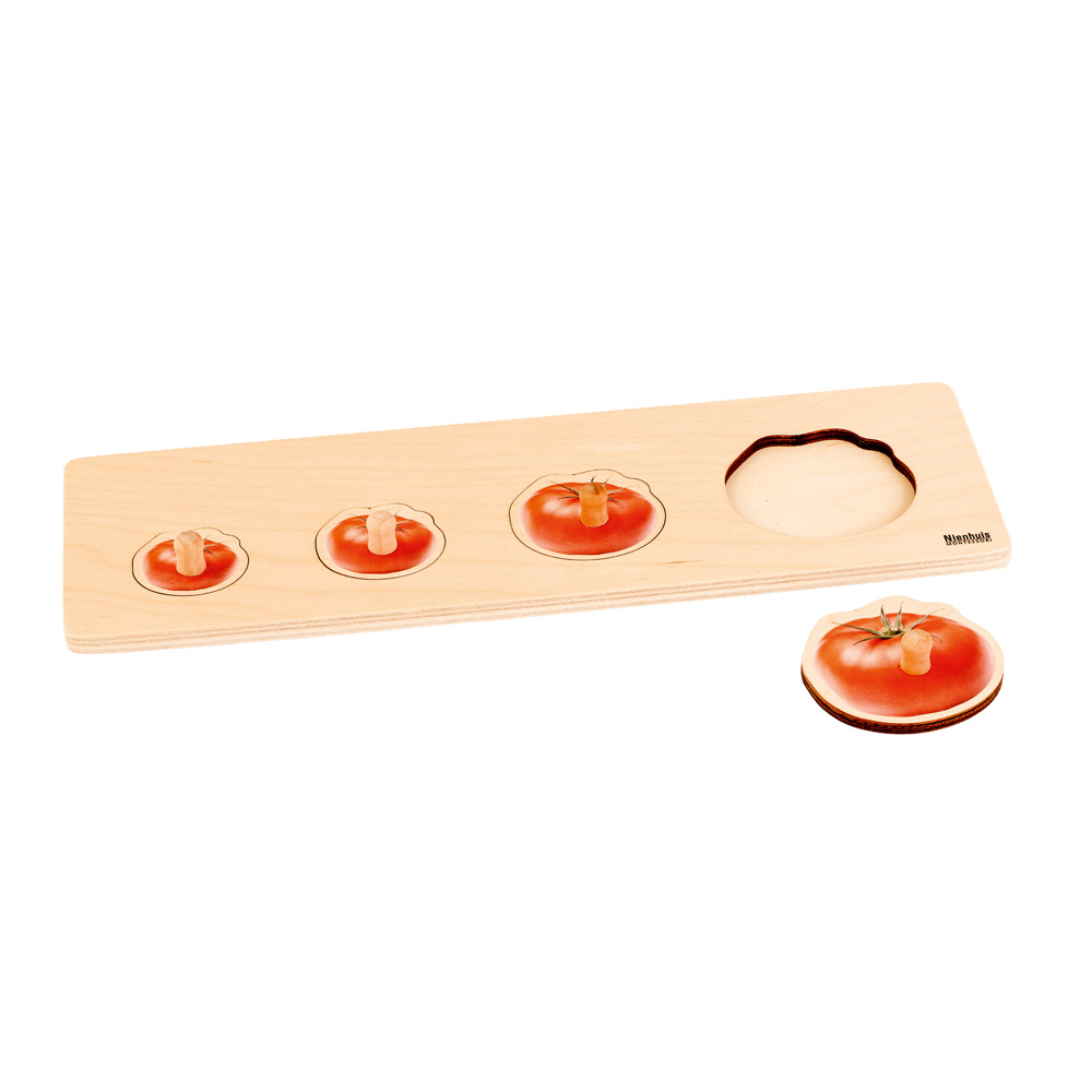 Puzzle pre najmenších - Montessori - 4 rajčiny