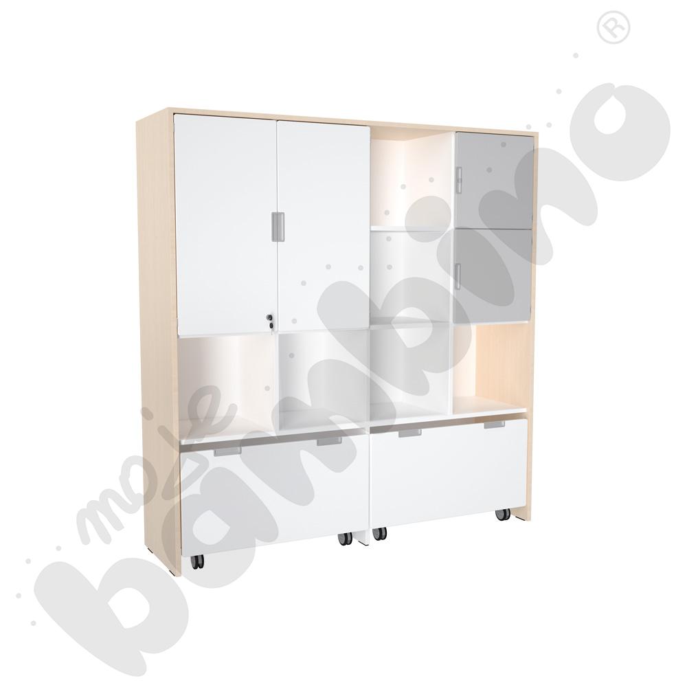 Quadro - zestaw 240, skrzynia klon jasny