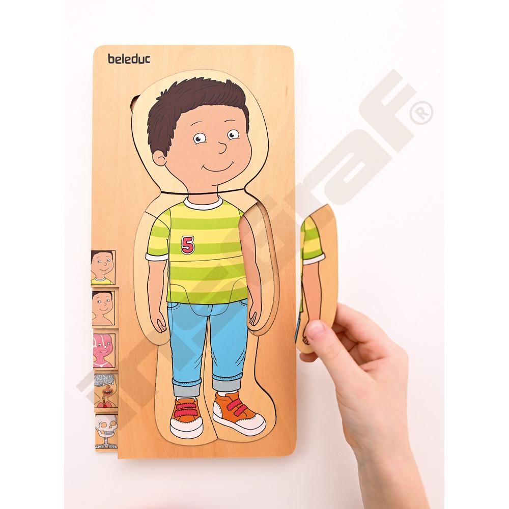 Vícevrstvé puzzle - chlapeček
