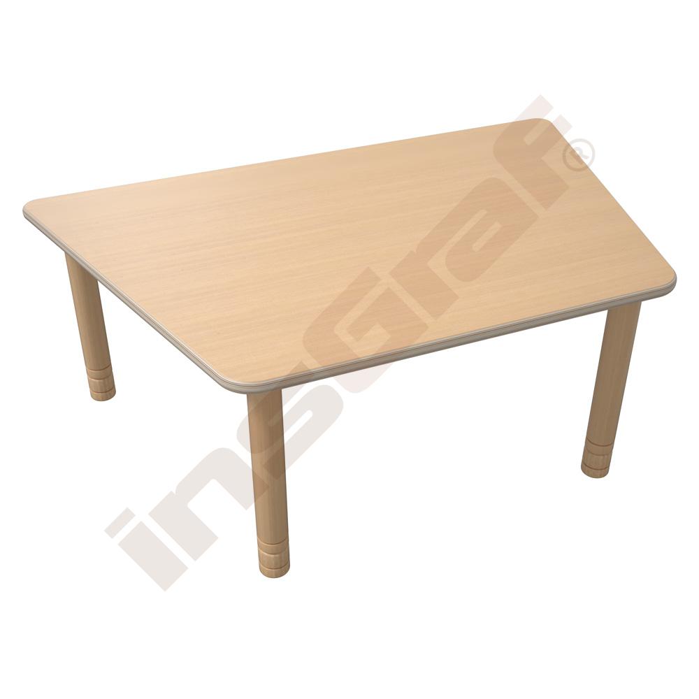 Flexi lichoběžníkový stůl 120 x 80 x 80 x 80 - buk HPL