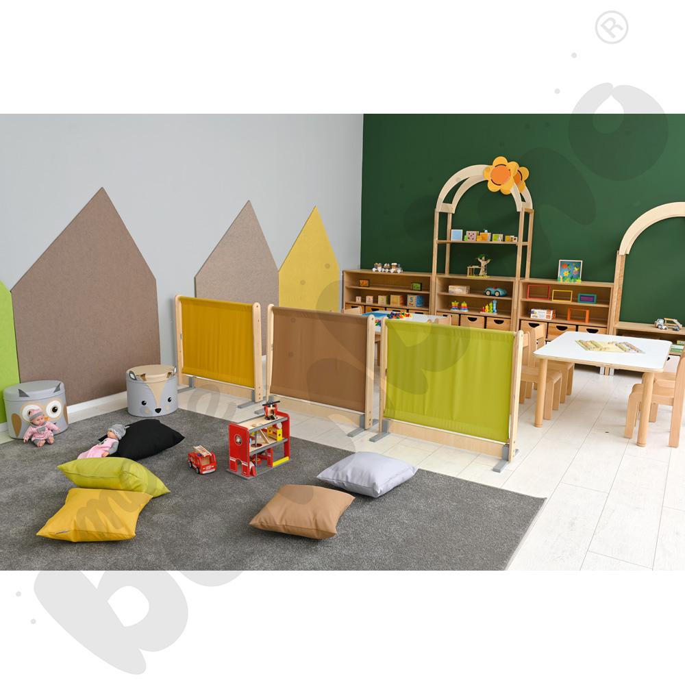 Parawan żółto-musztardowy