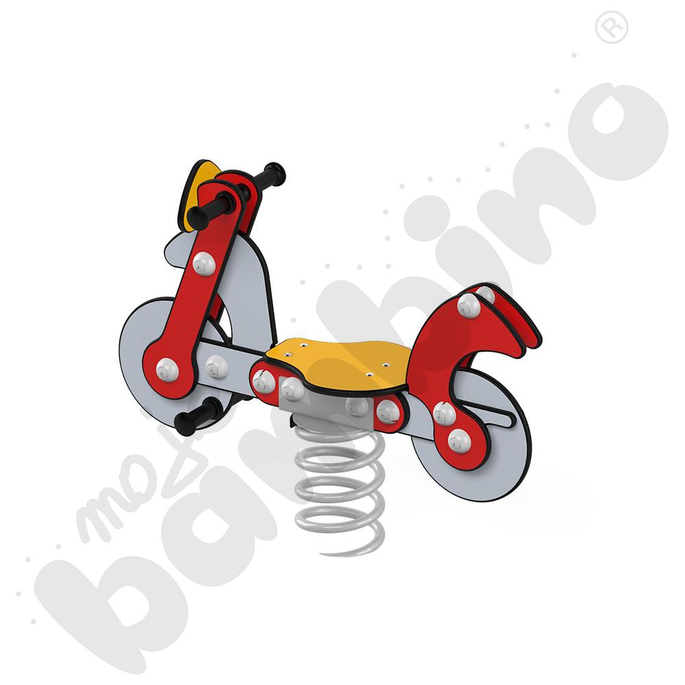 Sprężynowiec Skuter na podstawie metalowej