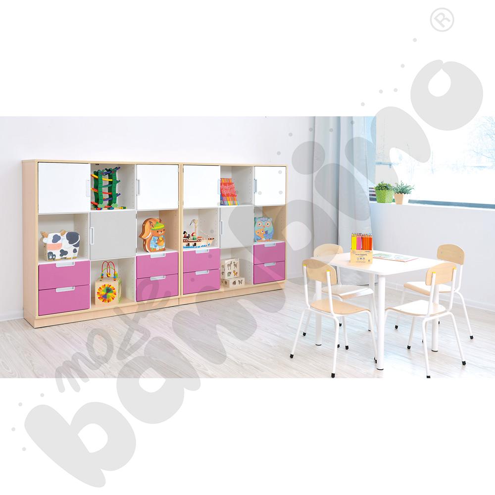 Quadro - zestaw 5, 90 st., skrzynia klon jasny