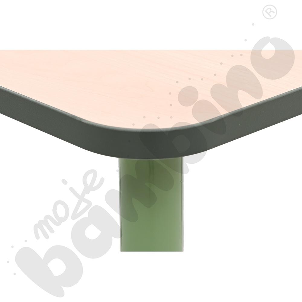 Blat Quadro klon jasny kwadratowy, oliwkowe obrzeże