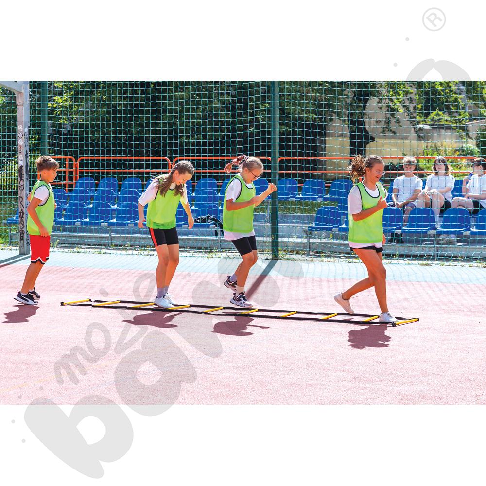 Komplet znaczników sportowych - niebieskich i jaskrawozielonych, rozm. M, 20 szt.