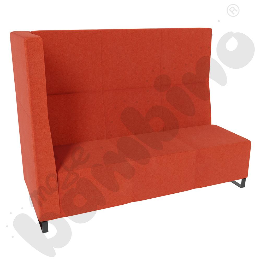 Sofa Universum 3-os. wys. 133 cm, bok średni lewy, tkanina KG17