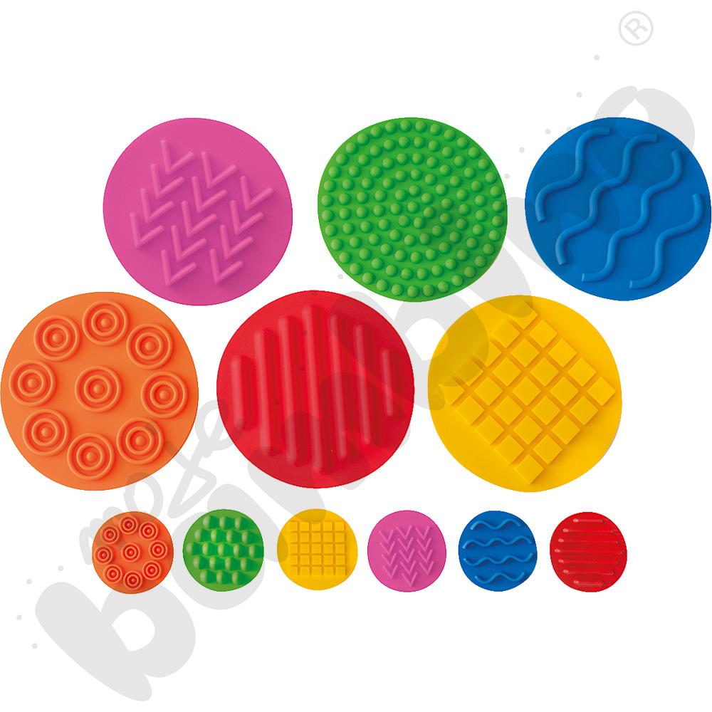 Sensoryczne krążki podłogowe, 12 szt.