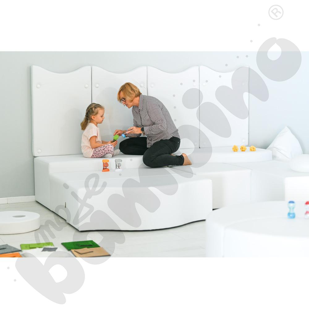 Pufa fala biała, wys. 35,5 cm