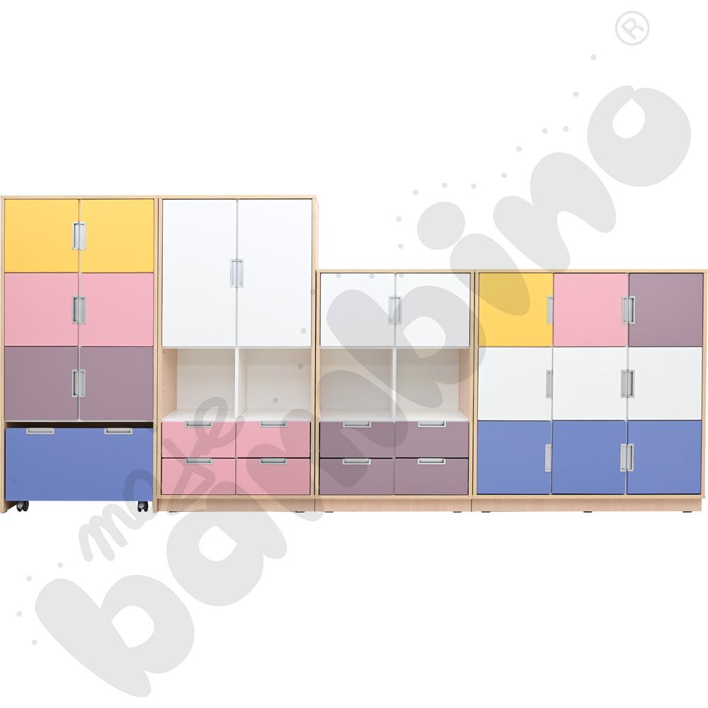 Quadro - zestaw 262, skrzynia klon jasny