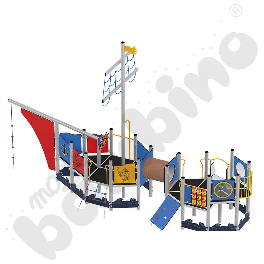 Statek Diasa, metalowe słupy