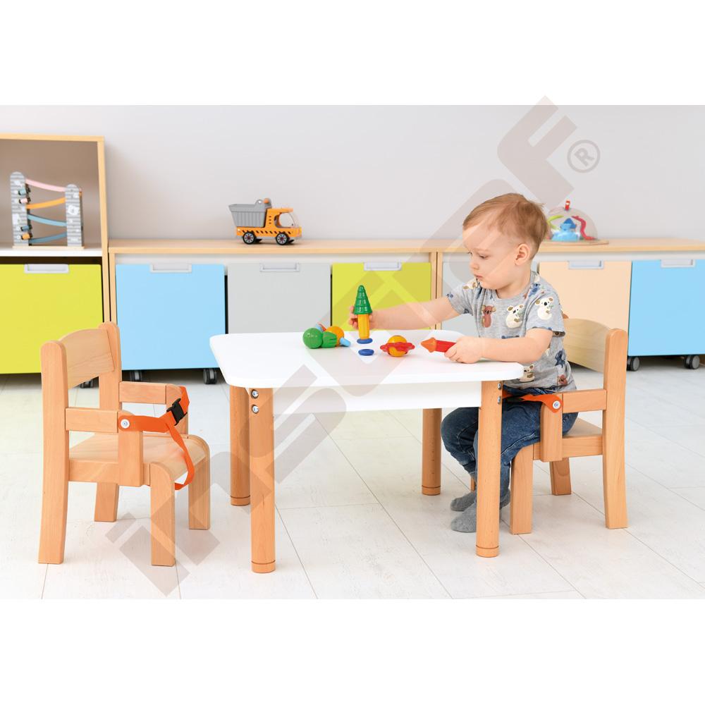 Židlička Kryštof s bezp. pásem - výška 21 cm - ke stolům 40 cm