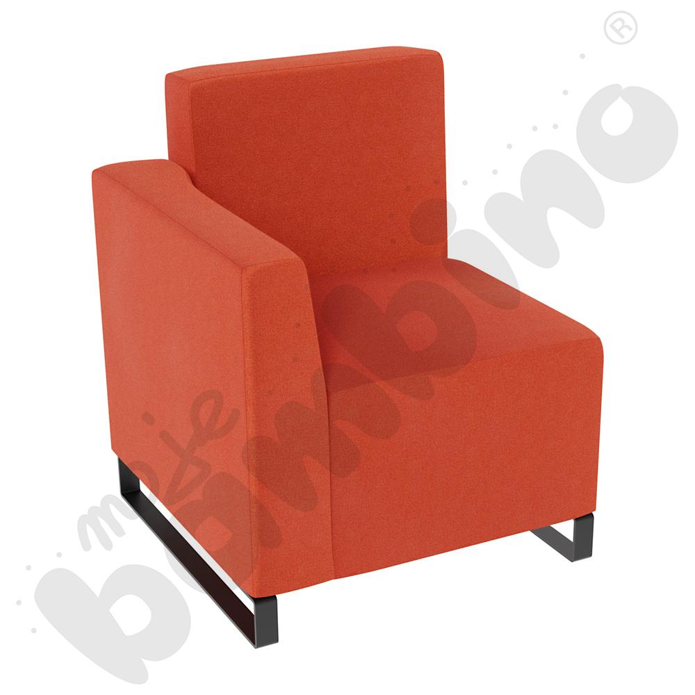 Fotel Universum wys. 82 cm, bok niski lewy, tkanina KG17