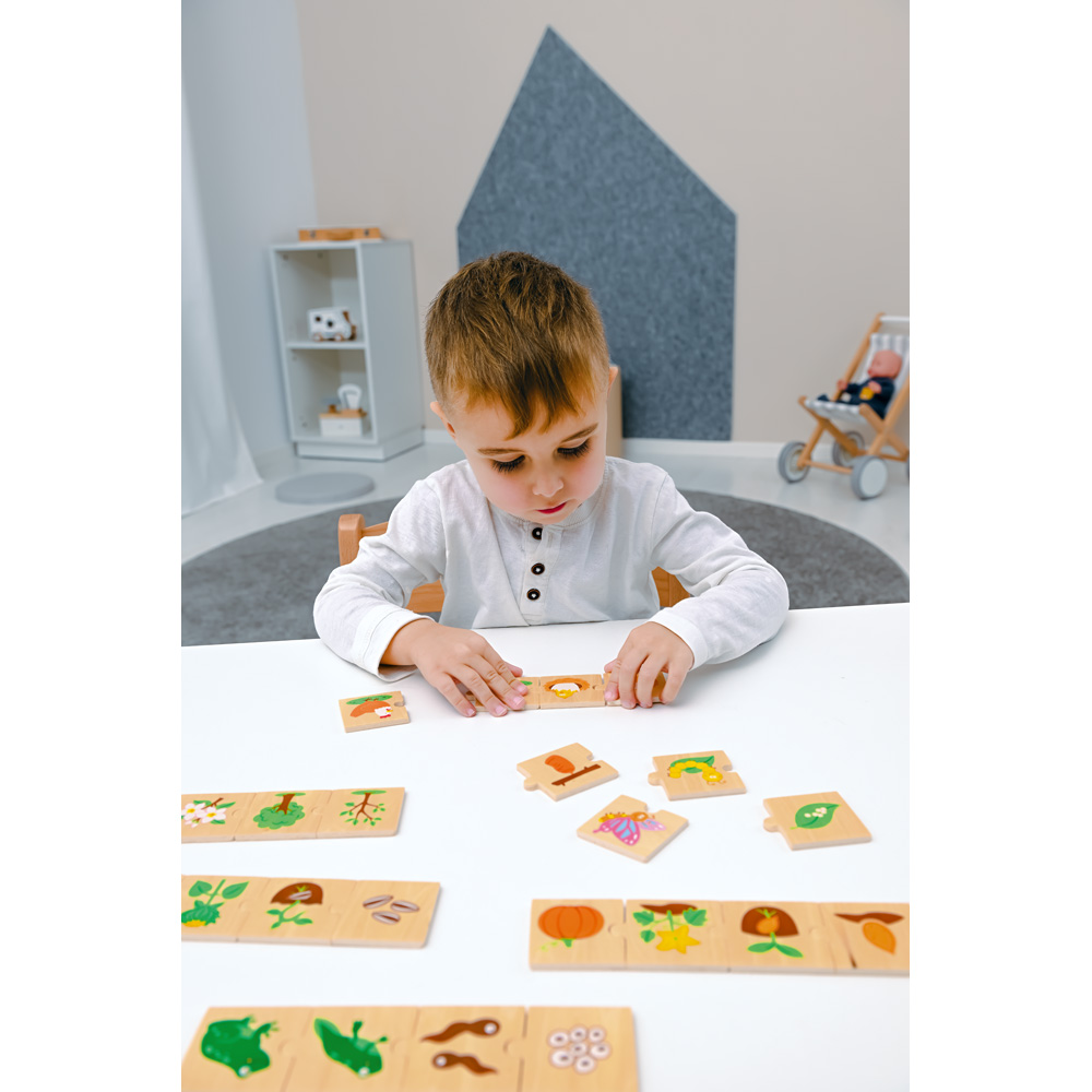 Puzzle - rastúce zvieratá a rastliny