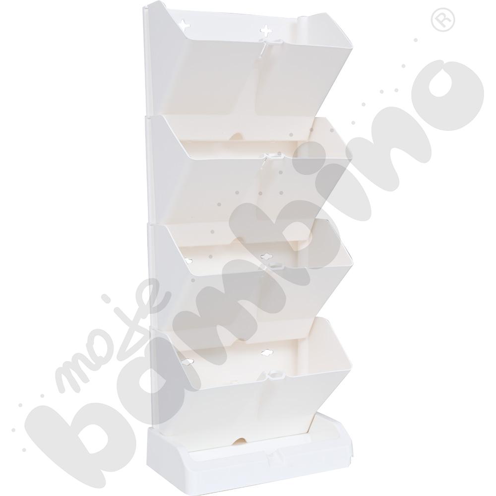 Donice modułowe na 8 roślin - białe