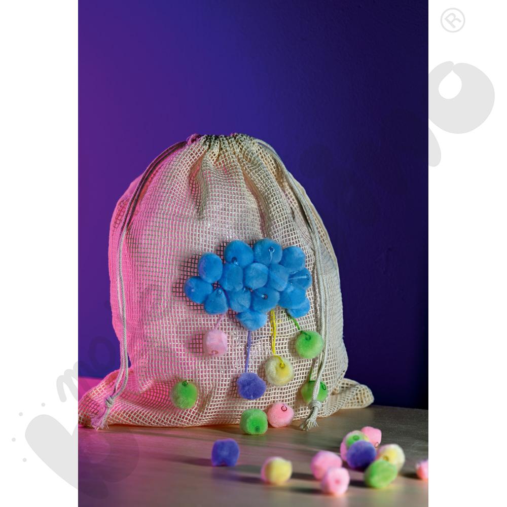 Pompony pastelowe, 100 szt.