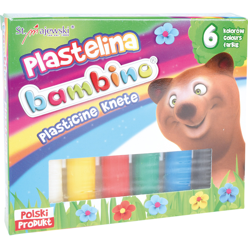 Plastelína Bambino 6 farieb