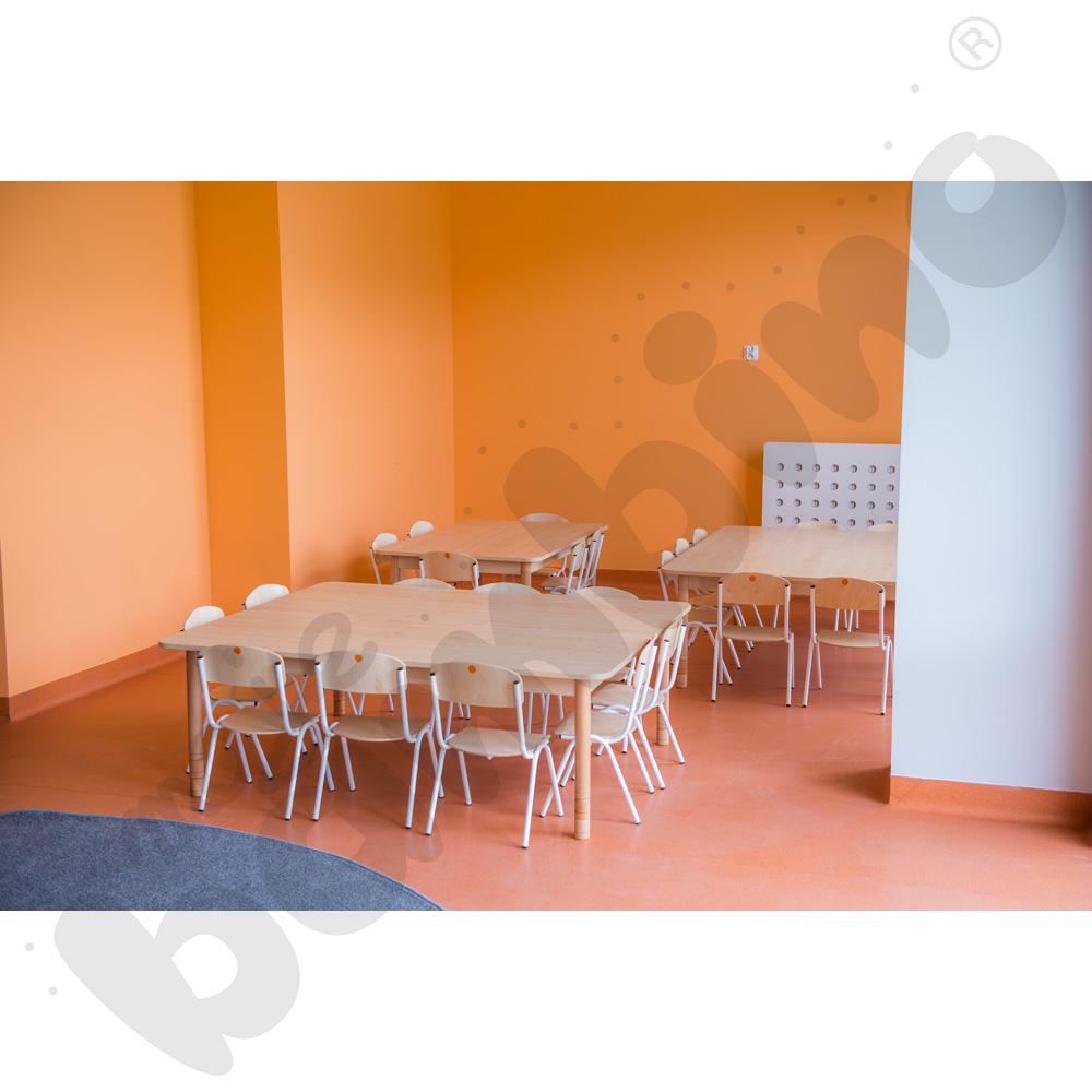 Stół przedszkolaka 10-osobowy, klon