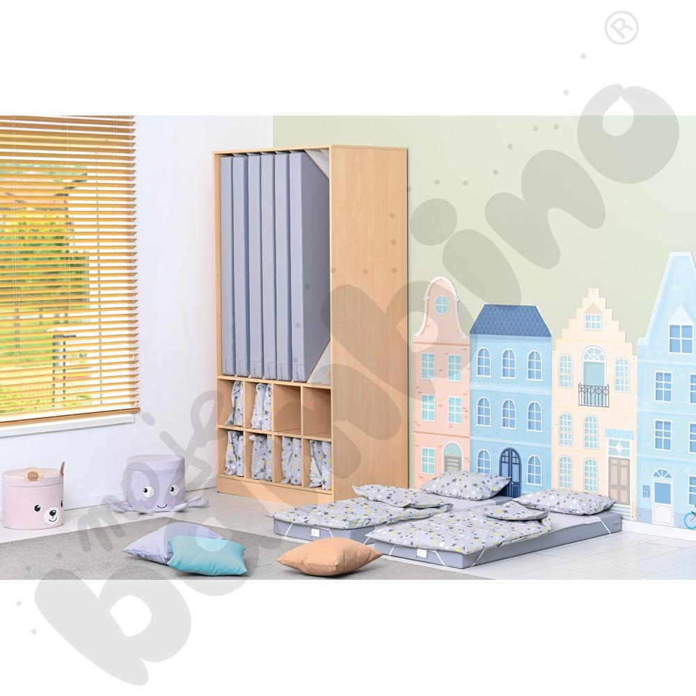 Materac przedszkolny 140 x 60 - szary