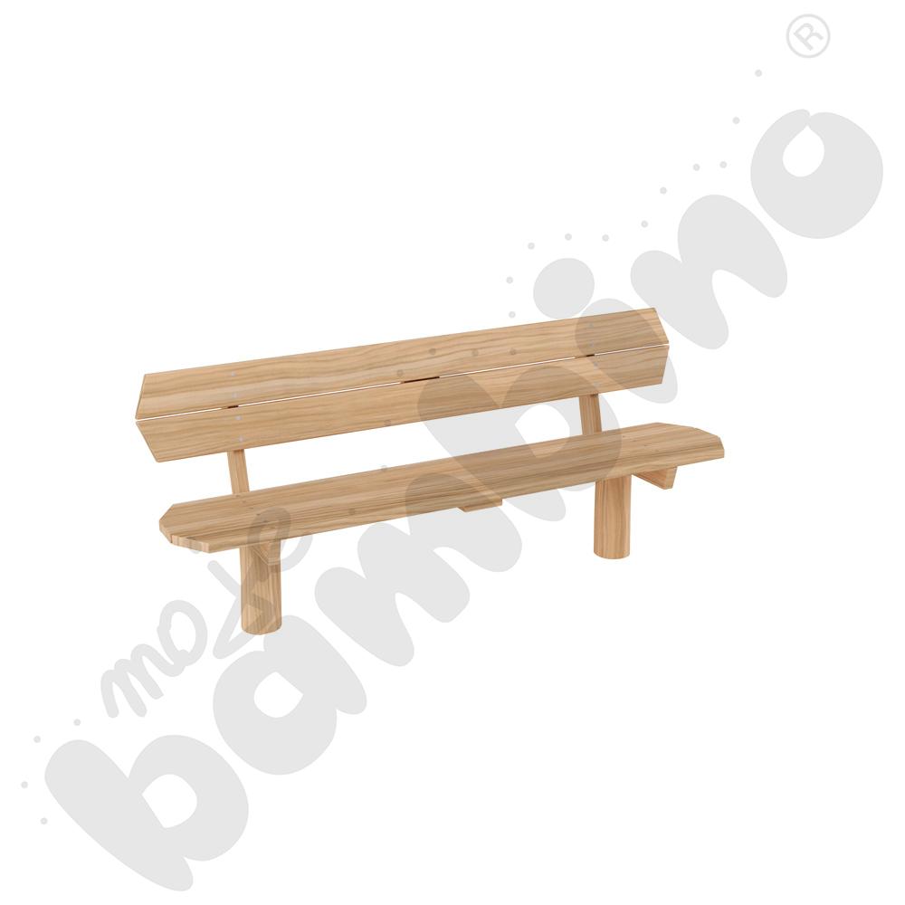 Ławka z oparciem Robinio