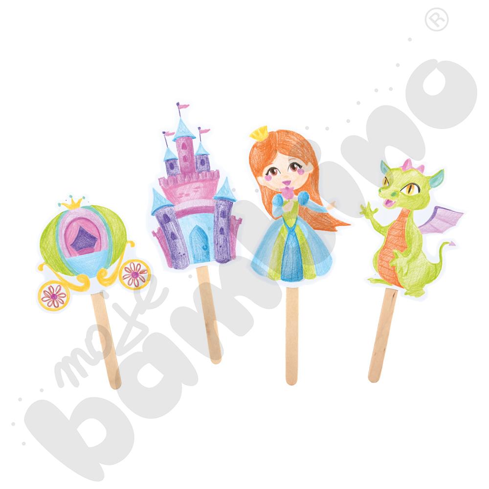 Zestaw szablonów - postacie bajkowe