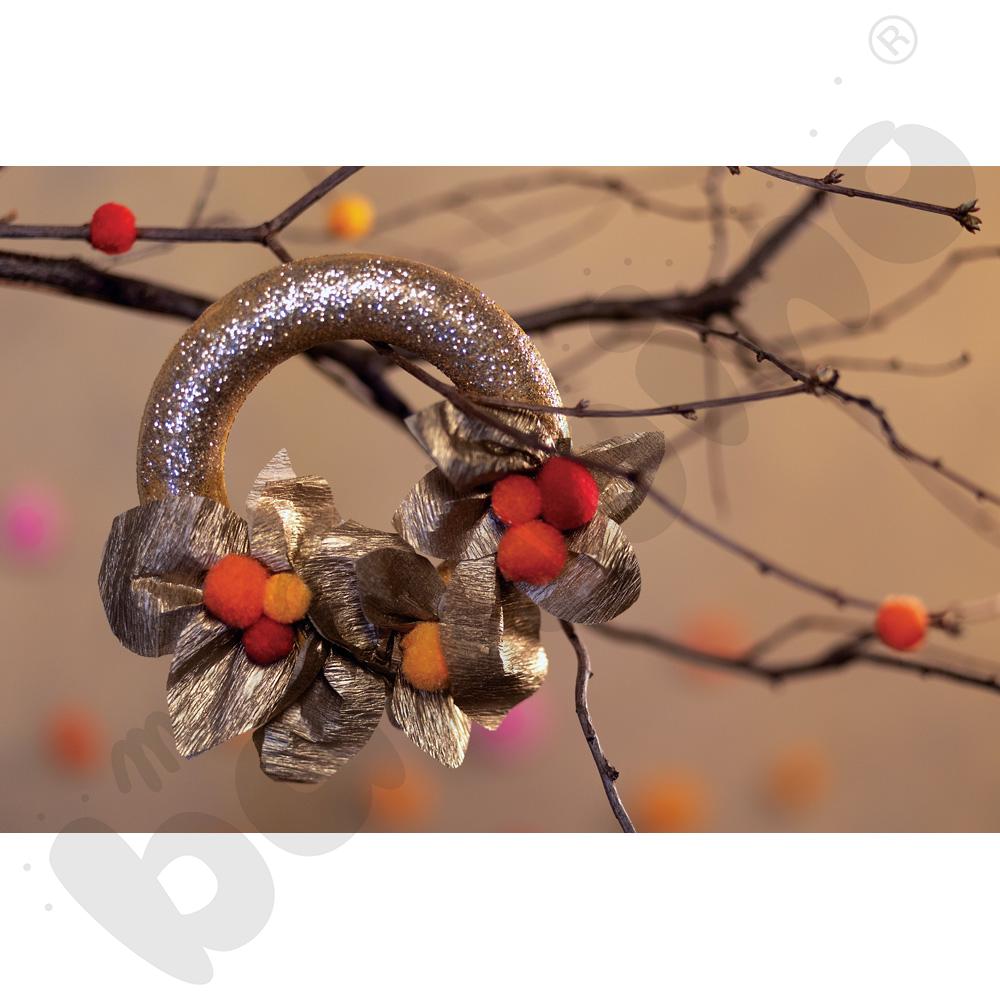 Obręcze styropianowe, śr. 12,5 cm, 17 szt.