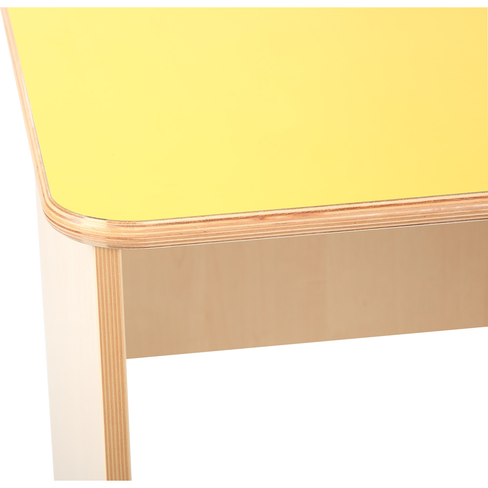 Písací stôl Flexi de luxe - žltý