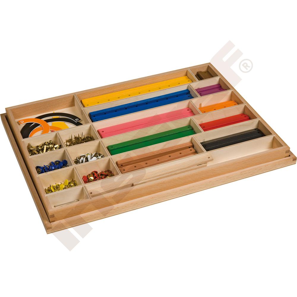 Montessori geometrické klacíky 