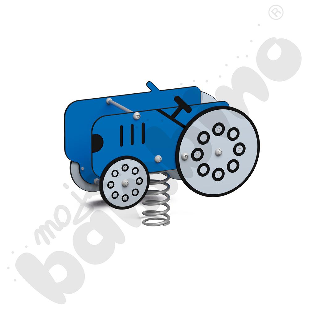 Sprężynowiec Traktor na podstawie metalowej