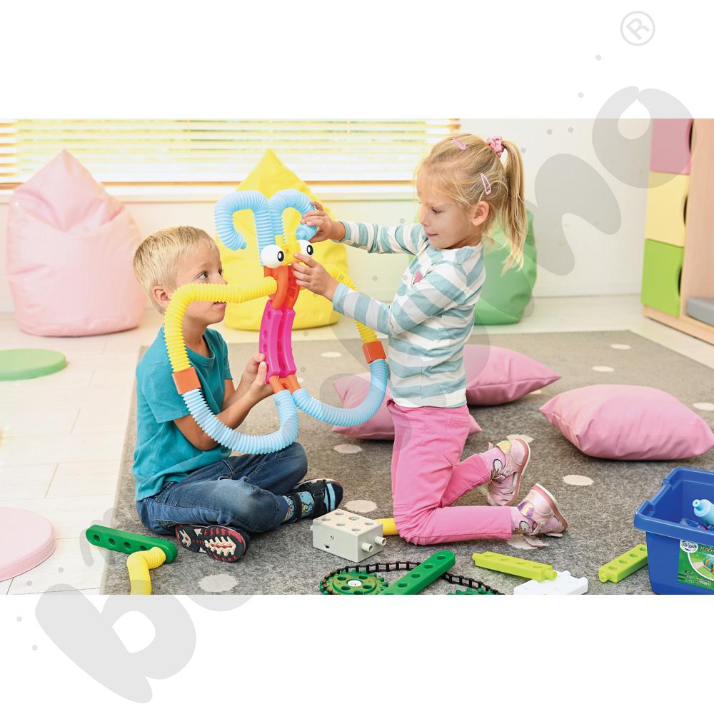 Klocki Gigo - Mały konstruktor - Kreatywne tuby flexi