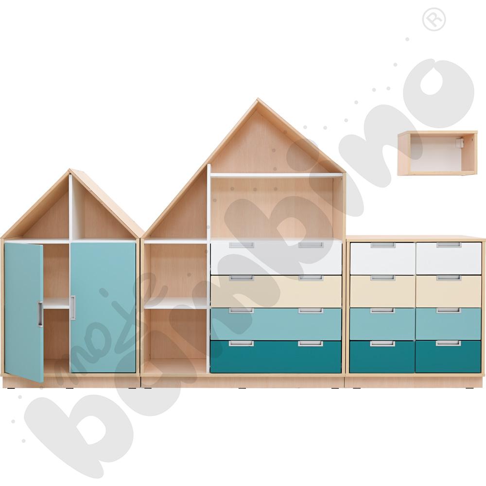 Quadro - zestaw 264, skrzynia klon jasny