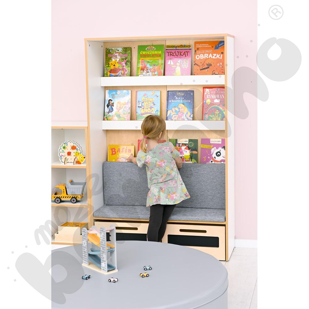 Biblioteczka NEA z materacem