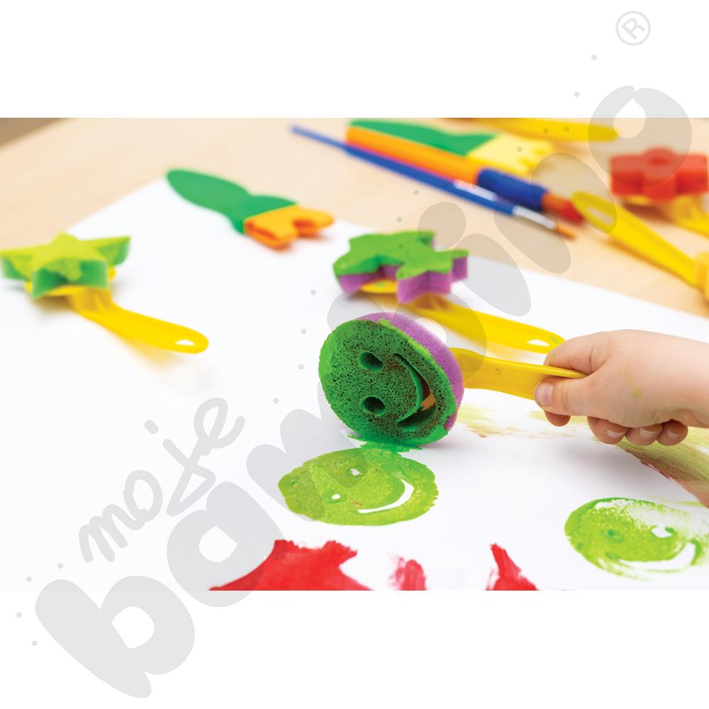 Mix pędzli i wałków - zestaw kreatywny